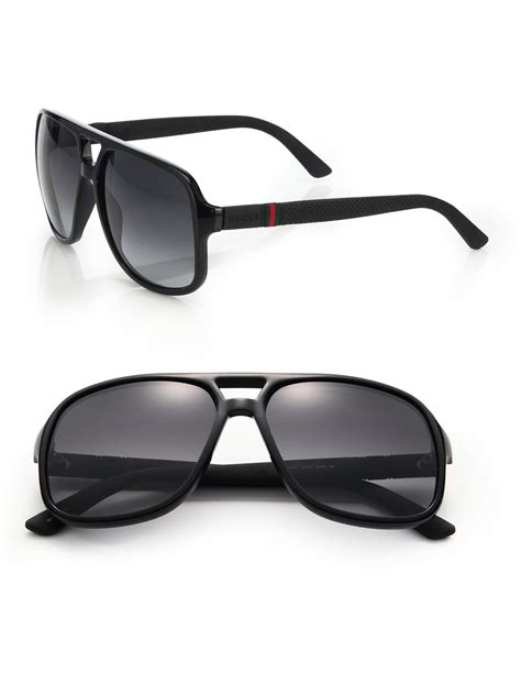 black aviator gucci sunglasses|gucci aviator sunglasses on sale.